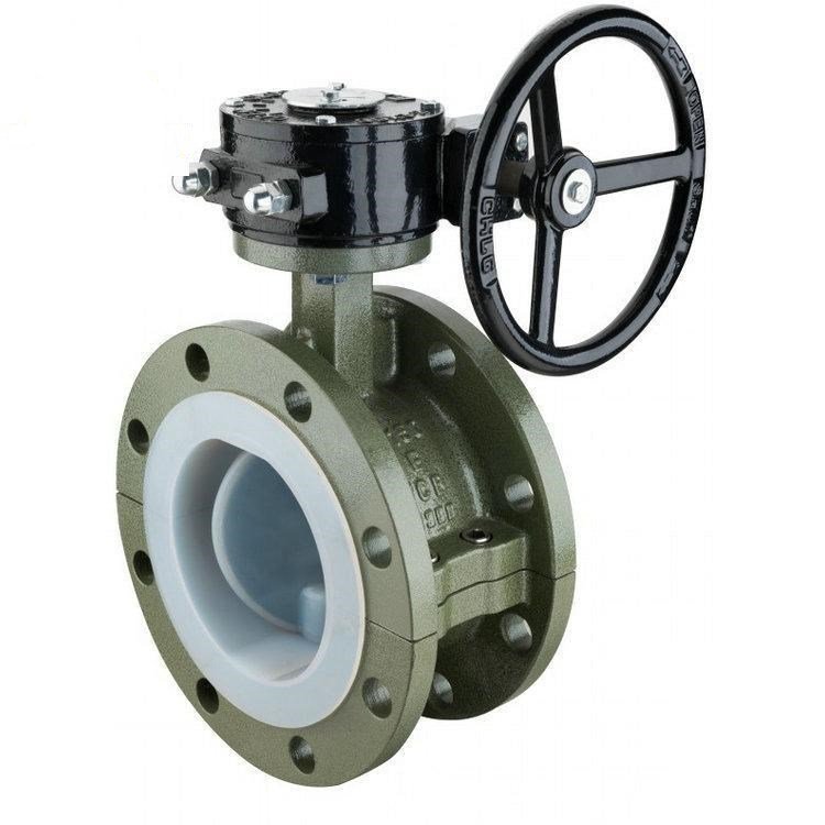 法兰式衬氟蝶阀 - 中国·圣隆阀门有限公司